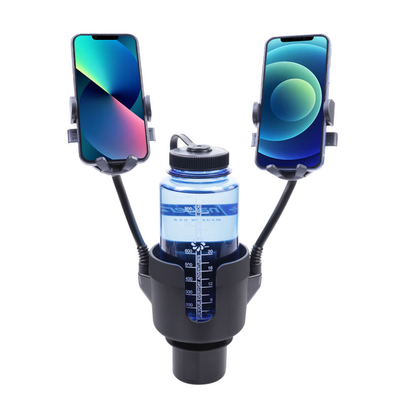 Universal 360° Rotating Car Cup Holder Phone Mount with Adjustable B<i></i>ase | J5060 Model | Interior Org