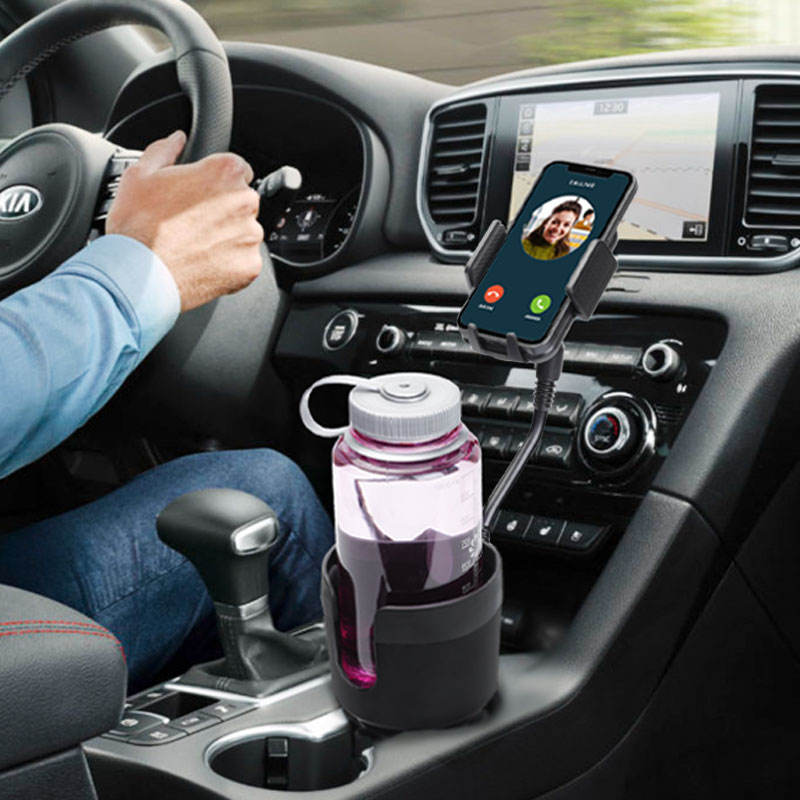 J5054 Plus Car Cup Holder Expander with Phone Mount - Joyren Automotive Accessories